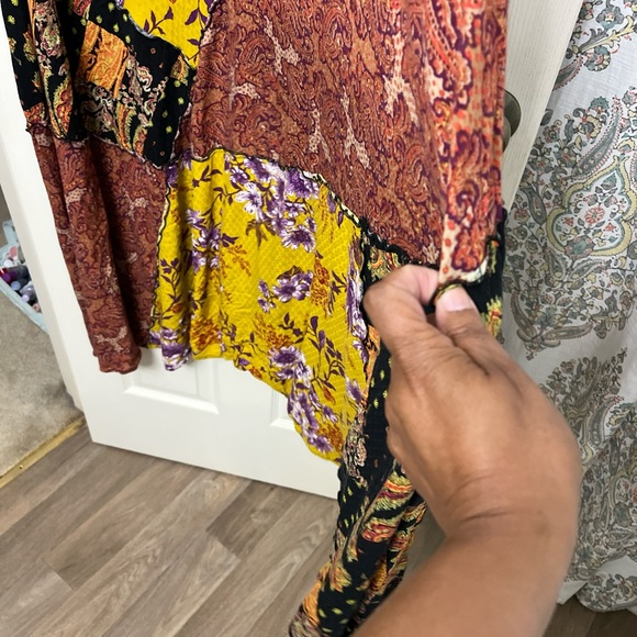 FREE PEOPLE Bohemian Patchwork Maxi Skirt - Picture 11 of 12